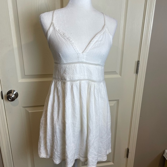 Roxy “Silver Light” strappy White Sleeveless Dress Small - Picture 3 of 13